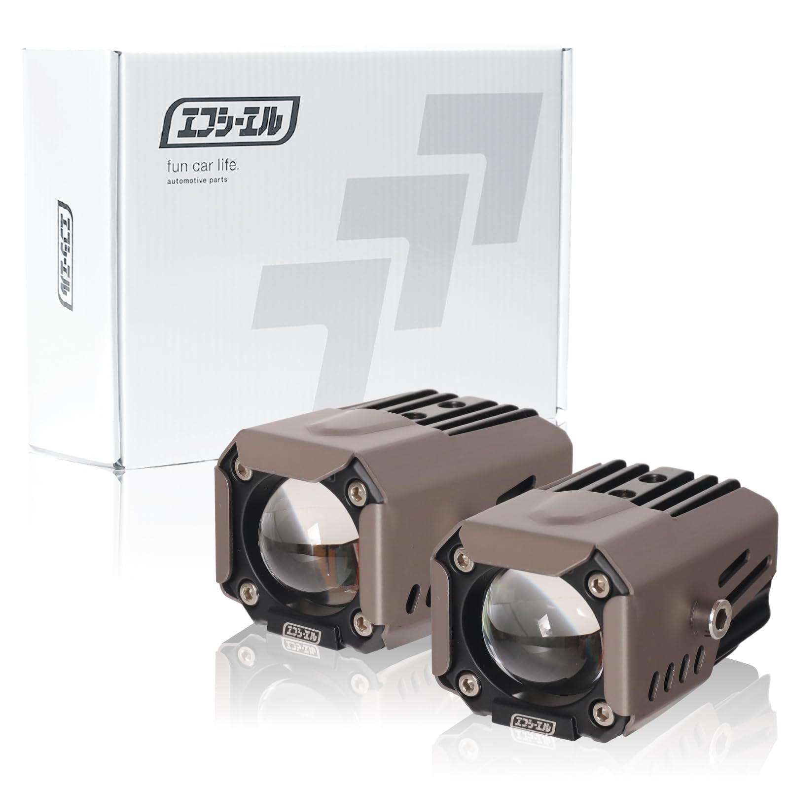 Amazon | fcl.(エフシーエル) バイク フォグランプ LED 2色切り替え